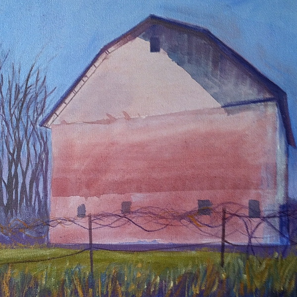 Click here to view BARN WITH GRAPEVINES by Jane Wallor Collins