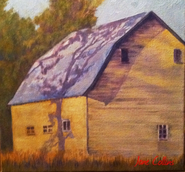 Click here to view BARN WITH SHADOWS by Jane Wallor Collins