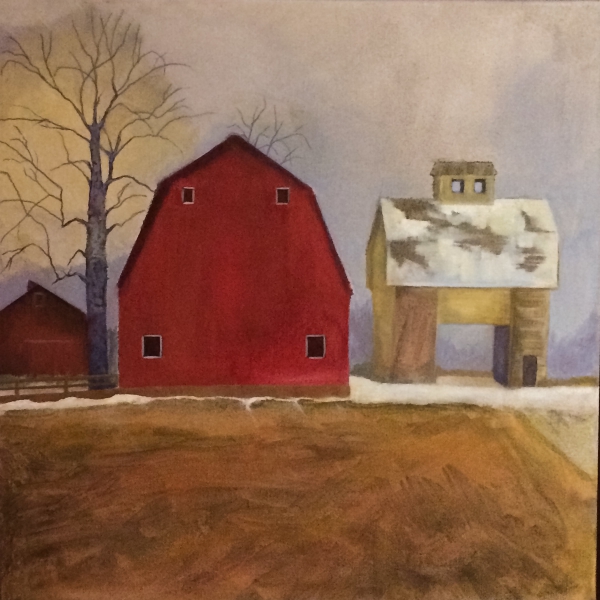 Click here to view BARN WITH CORNCRIB by Jane Wallor Collins