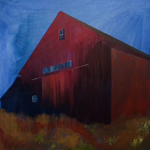 Click here to view RED BARN AT MIDDAY by Jane Wallor Collins