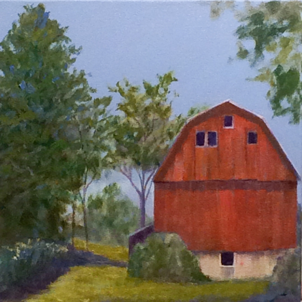 Click here to view BARN WITH FIVE WINDOWS by Jane Wallor Collins