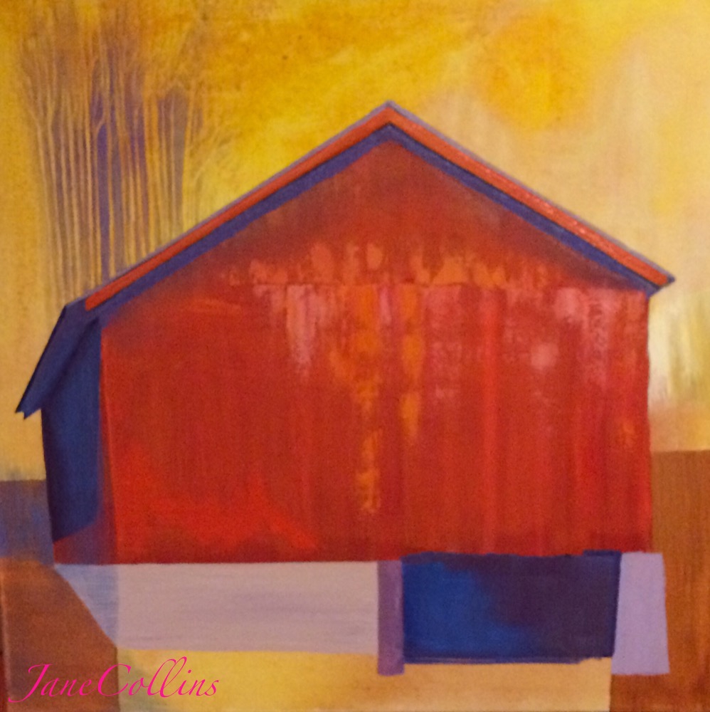 Click here to view BARN WITH ASPENS by Jane Wallor Collins