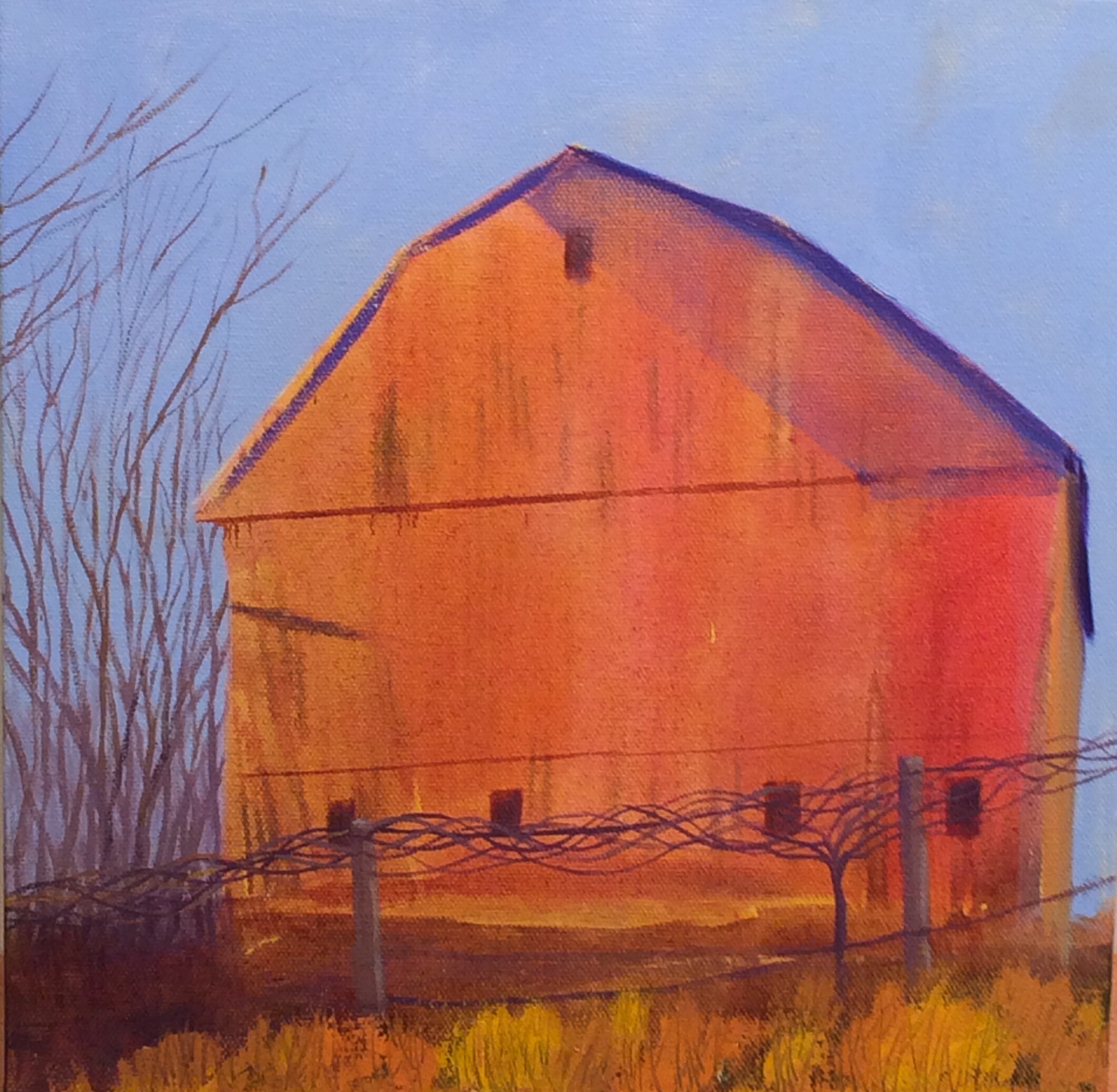 Click here to view BARN WITH GRAPEVINES by Jane Wallor Collins