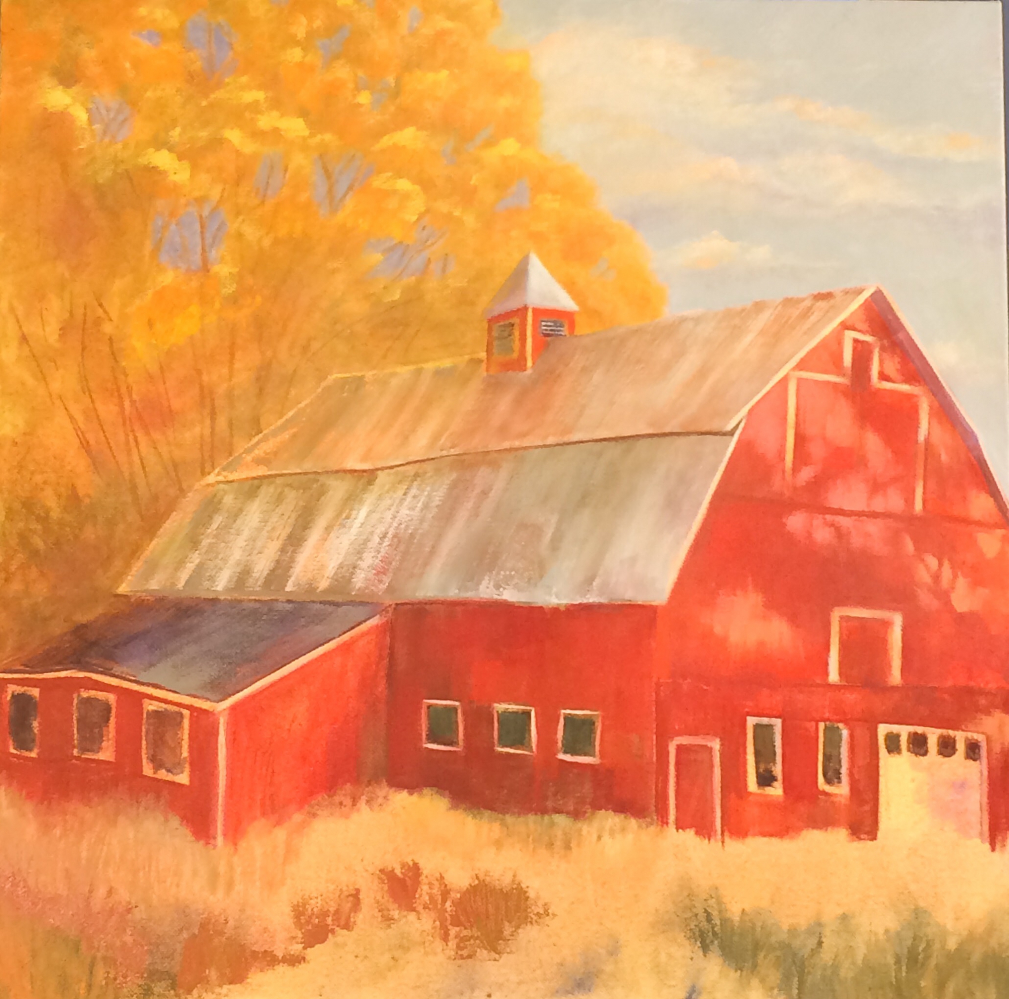Click here to view BARN IN AUTUMN by Jane Wallor Collins