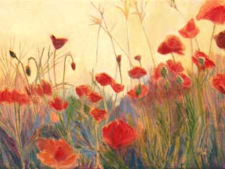 Click here to view POPPIES IN THE AFTERNOON (STUDY) by Jane Wallor Collins